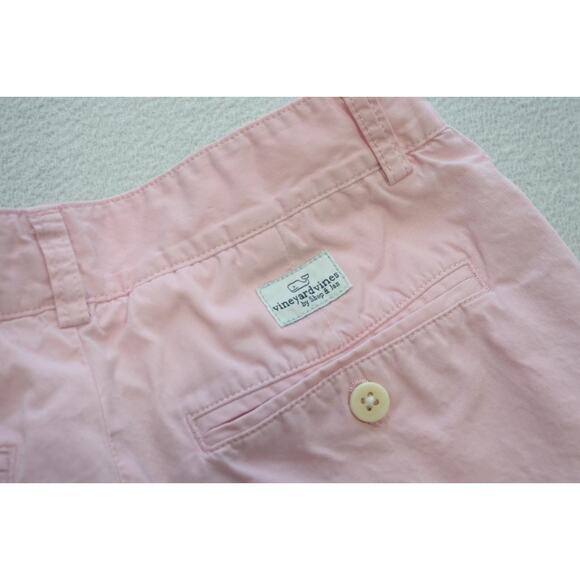 Vineyard Vines Club Golf Khaki Shorts Whale Pink Flat Athetic Mens Sz 28 - Picture 1 of 7